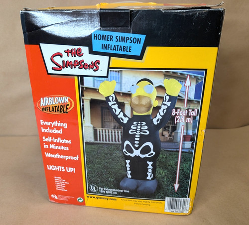 Gemmy homer simpson - simpson, skeleton